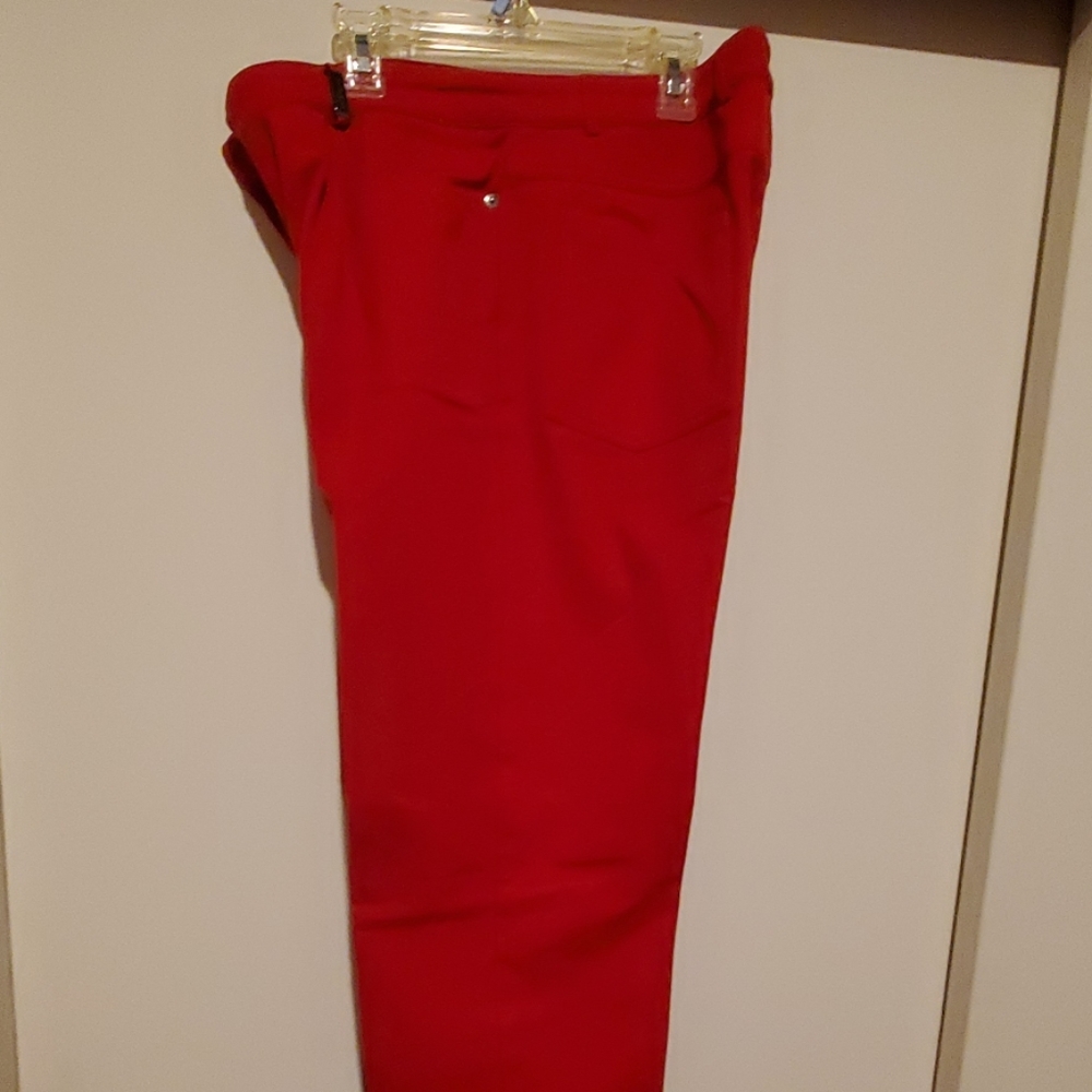 St John womens Red Pants Beautiful